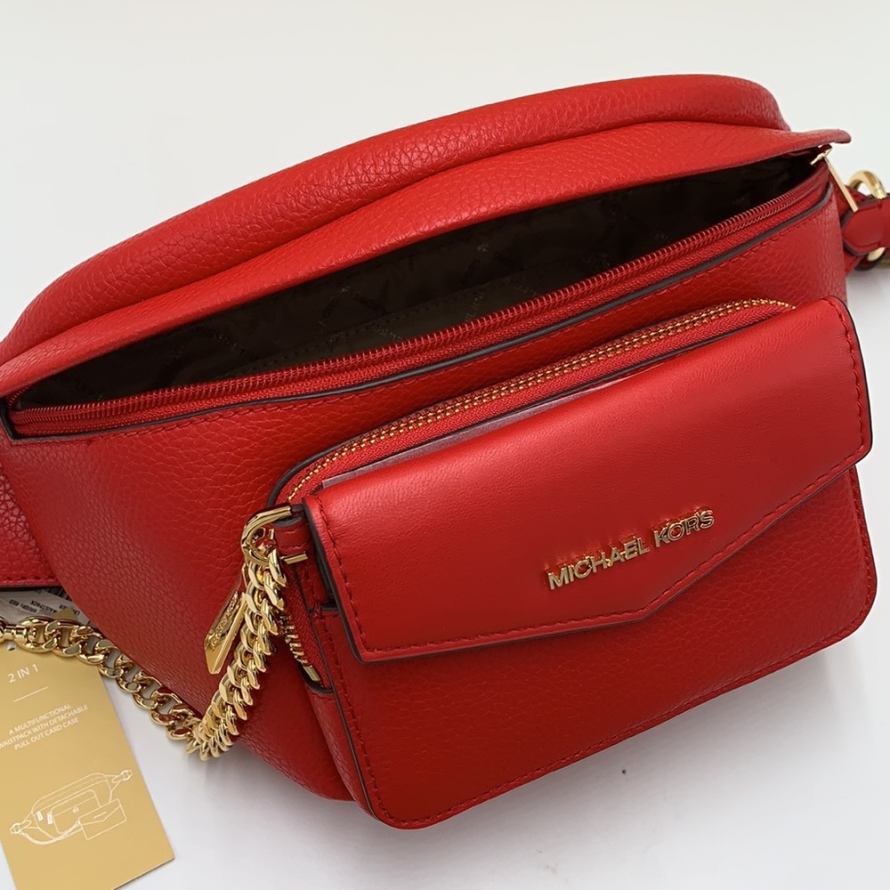 MICHAEL KORS
Maisie Large Pebbled Leather 2-in-1 Waistpack Fannypack Crossbody - Picture 5 of 16
